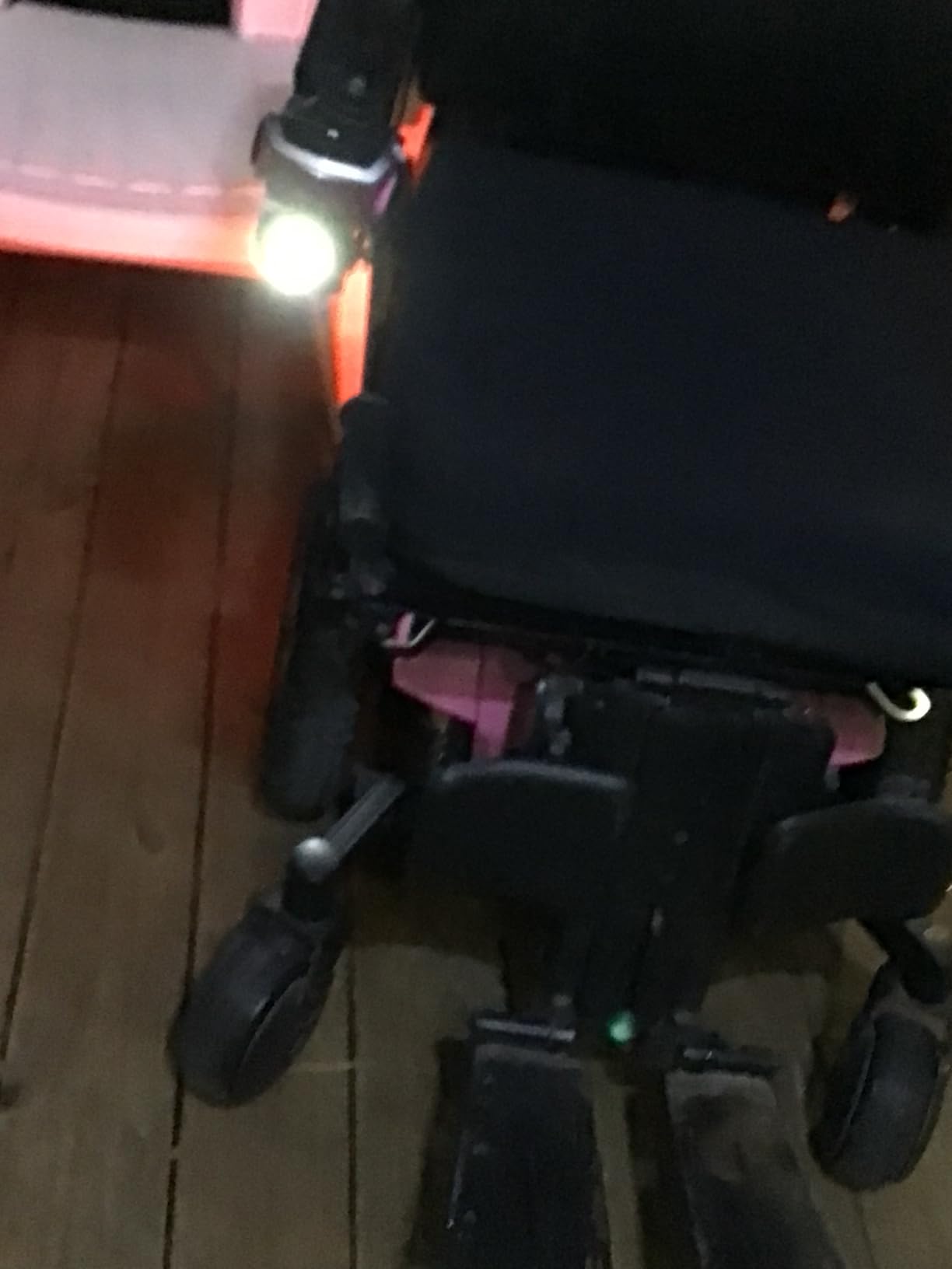 Hassky Electric Wheelchairs for Adults, Foldable Power Wheelchairs | 15+ Miles Long Travel Range, Lightweight Durable Motorized Wheelchair for Seniors Supports Up to 350 lbs, Bright Orange customer photo 1