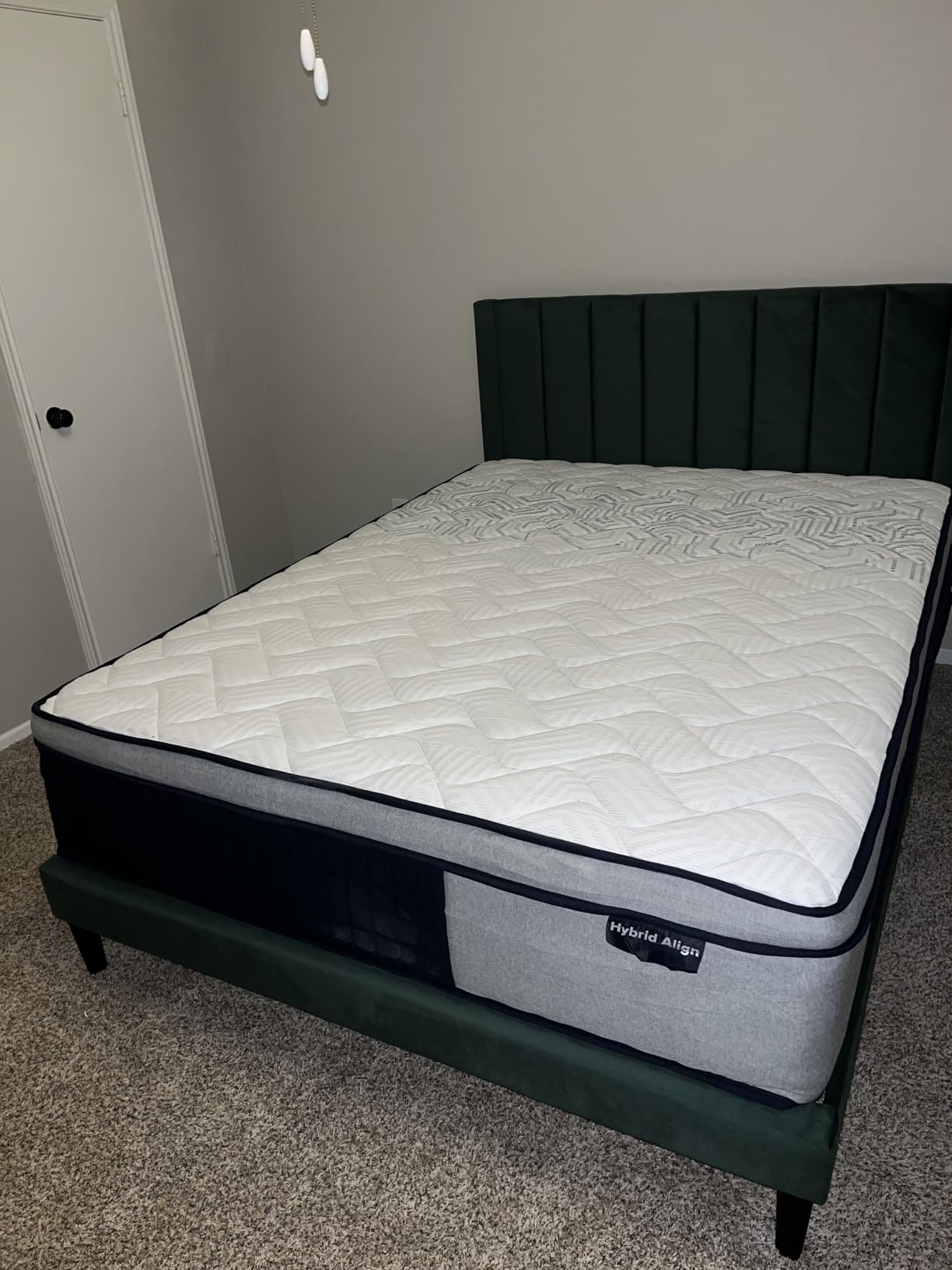 Queen Mattress 14 Inch Medium Firm, Deep Sleep Hybrid Mattress for Lumbar Support & Back Side Sleepers customer photo 2