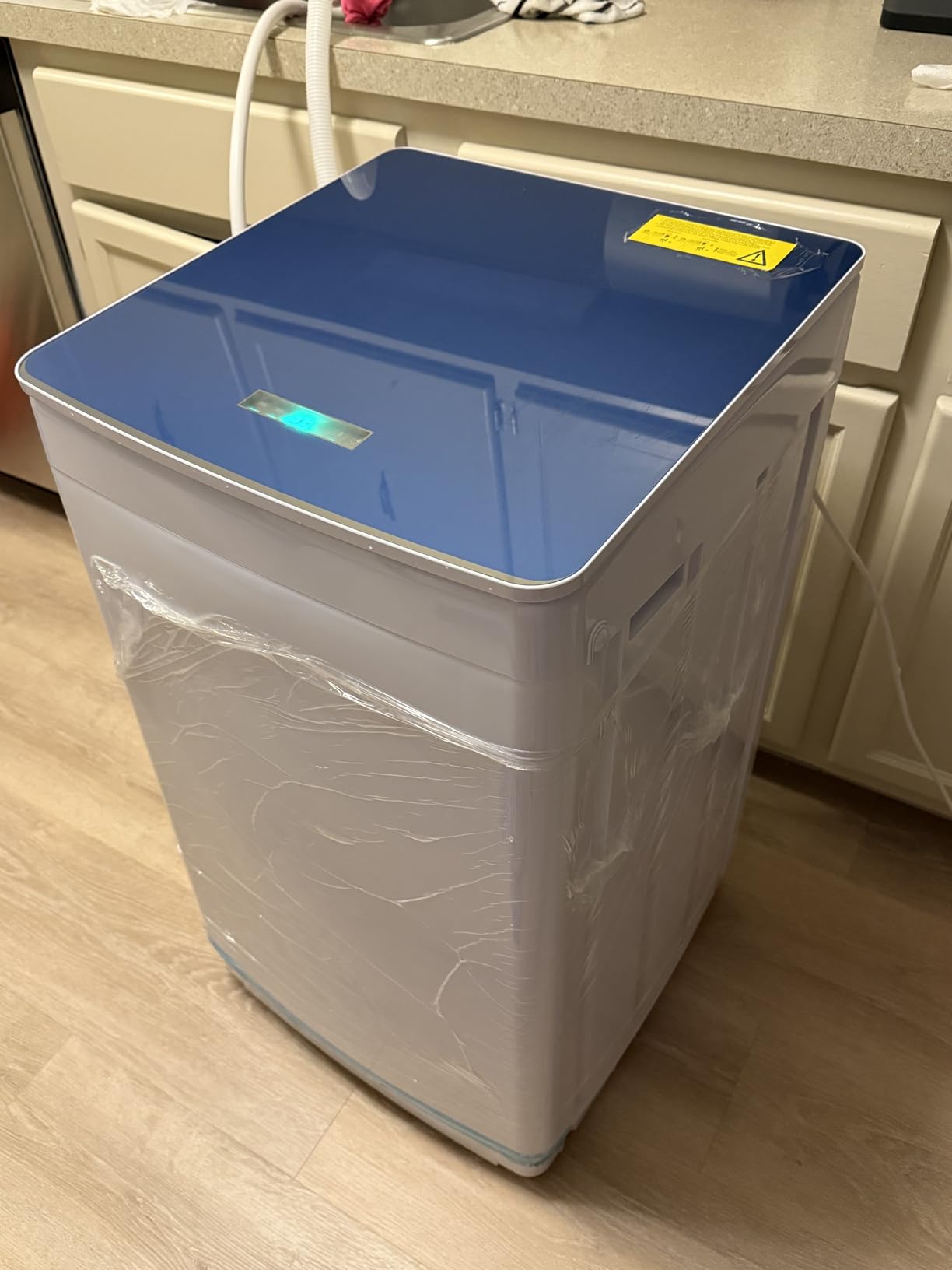 Auertech 14 lbs Portable Washing Machine, Fully Automatic Portable Washer with Glass Lid, 10 Wash Cycles customer photo 1