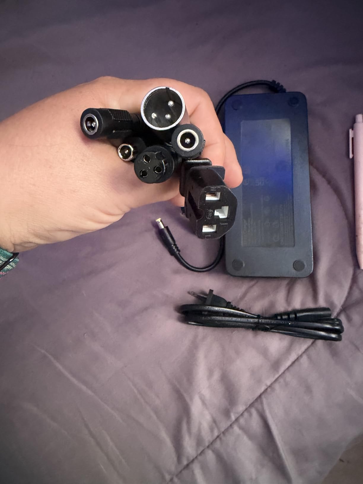 54.6V 2A 7 in 1 Universal Ebike Scooter Charger for 48V 13S Lithium Battery Compatible with Ancheer Vivi Jasion Funhang TST Heybike Qlife AMYET Fast Charging, Overcharge Protection, SGS Certified customer photo 1