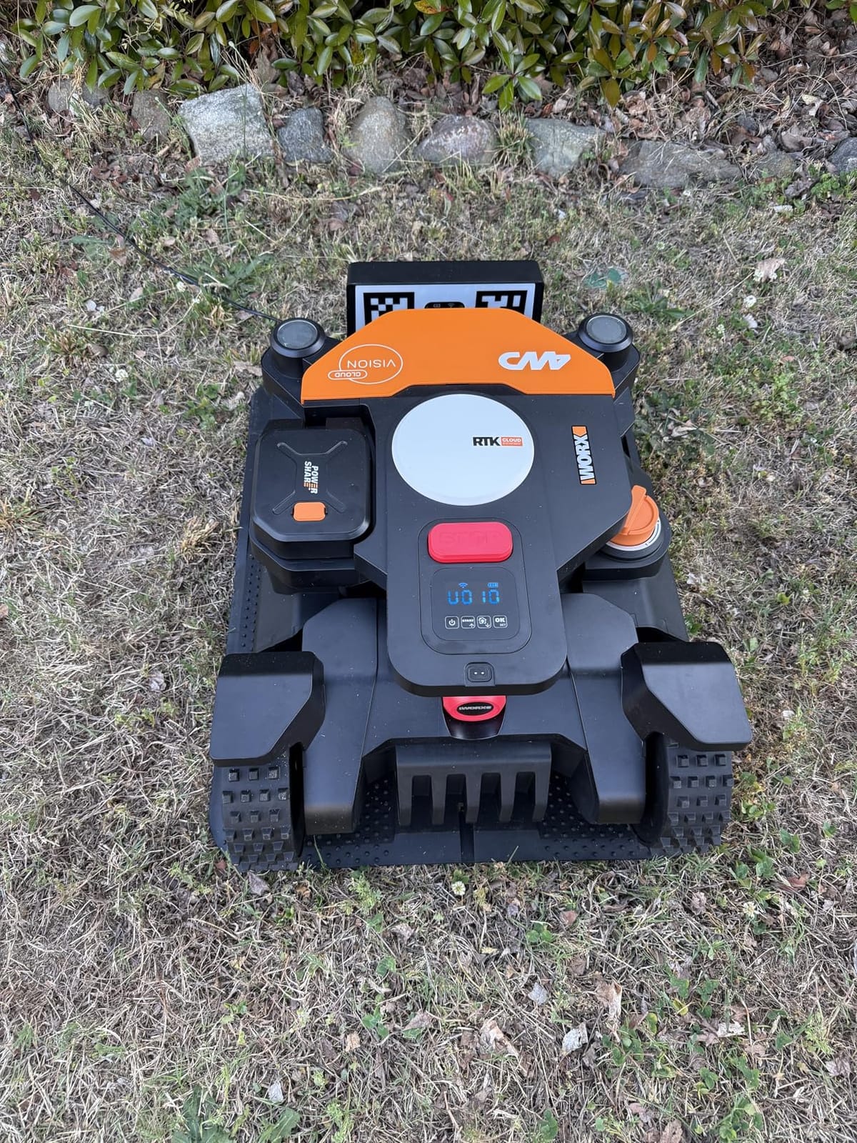 WORX Landroid Vision Cloud Robot Lawn Mower 4WD for 1/2 Acre, No Perimeter Wire, WR342 with AI Obstacle Avoidance, RTK Cloud Navigation, Auto Mapping, App Control, 84% Slope, Cut-to-Zero customer photo 1