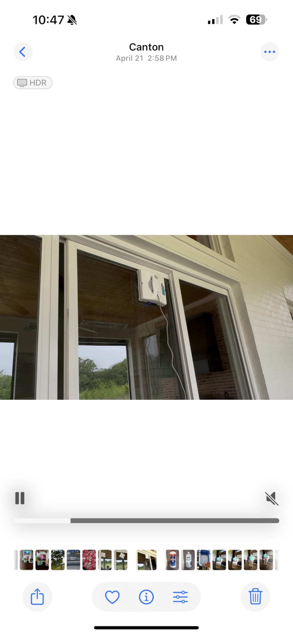 A1 Auto Window Cleaning Robot, Upgraded 4 Water Spray & 6000PA High Suction Power Window Cleaner with Laser Sensor Detection, Perfect for High-Rise Windows, Tiles and Glass customer photo 1