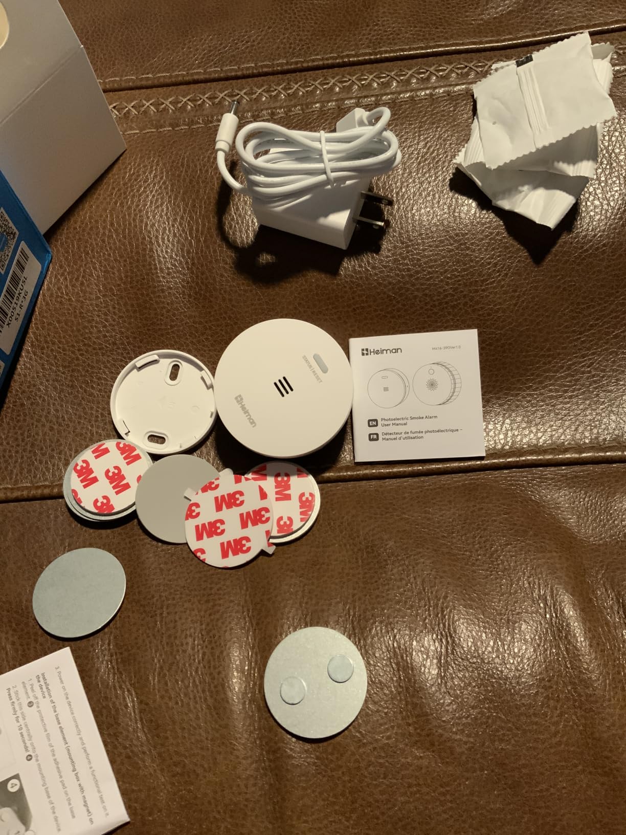 Heiman Smart Smoke Detector, 3-Pack Interconnected Fire Alarm with Gateway, Photoelectric, 2.4GHz Wi-Fi, App Instant Alerts, UL 217 10th Ed, 10-Year Battery customer photo 2