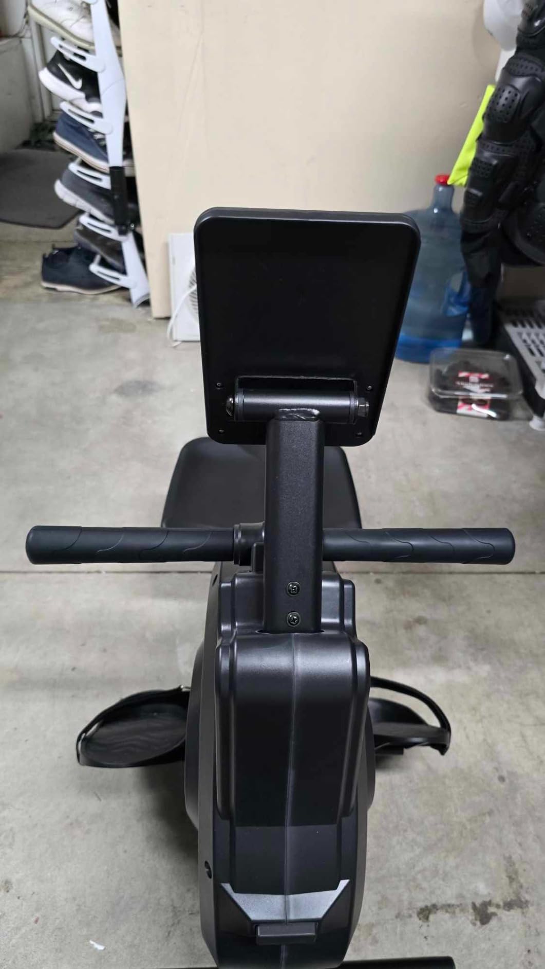 Dripex Water Rowing Machines for Home, Foldable Row Machine with 400LBS Weight Capacity, Rower Machine with Dedicated LCD Monitor, Comfortable Seat, Bluetooth App Compatible for Home Gym Exercise customer photo 2
