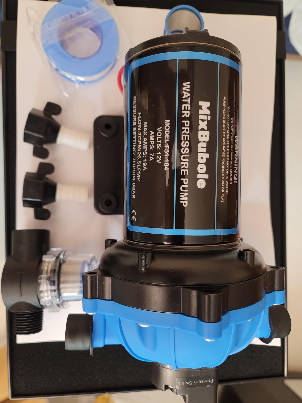 1.35HP Whole House Water Pressure Booster Pump 90PSI 115V Automatic Variable Speed Permanent Magnet Motor Constant Pressure Wireless App Control Compact Design for Home House Villa Apartment customer photo 2