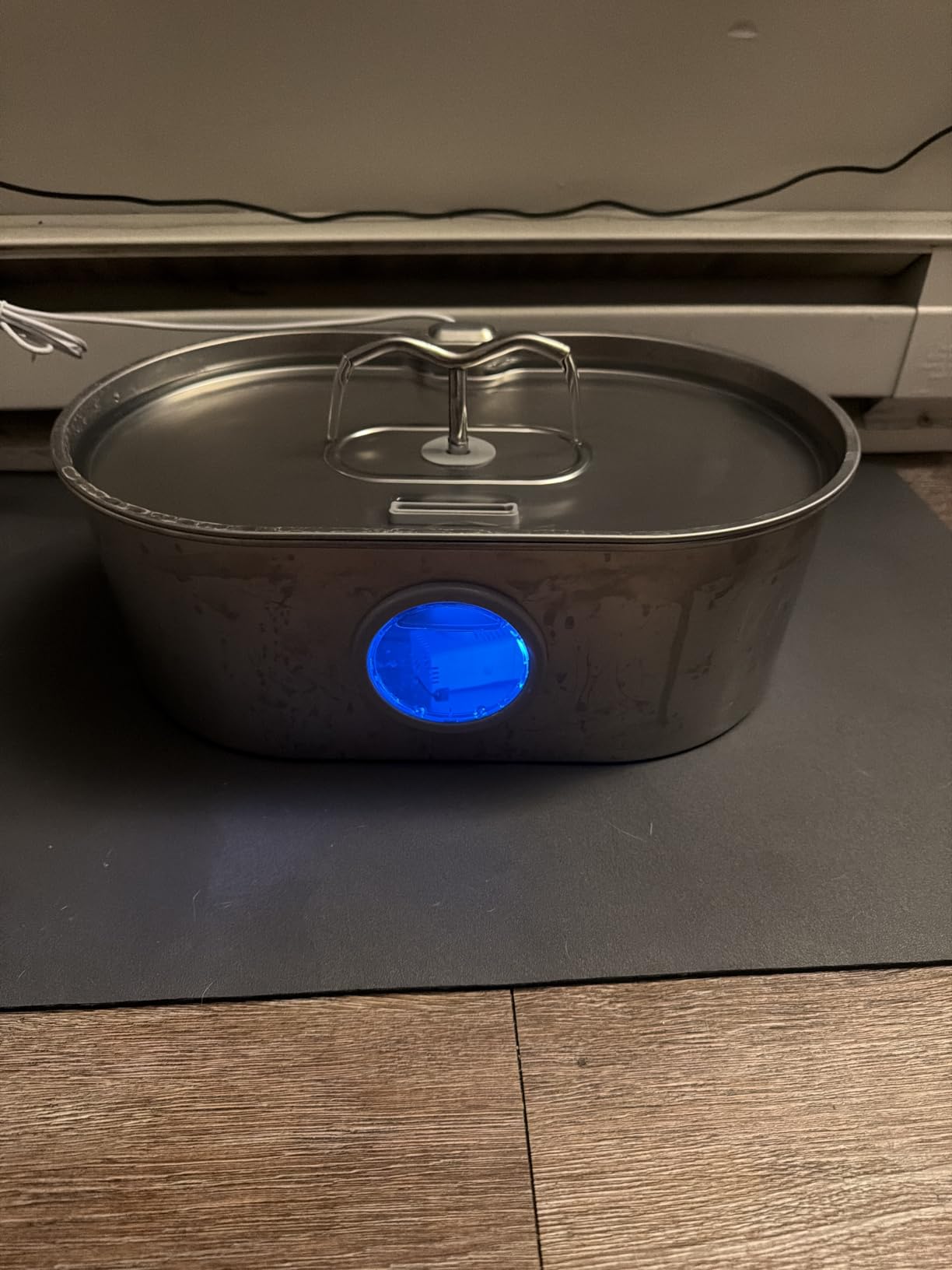 8L/270oz Cordless Stainless Steel Dog Water Fountain Pet Fountain | Rechargeable Pet Water Fountain - Self-Designed Filtration System - Large Capacity Hydration (3 Filters) customer photo 2