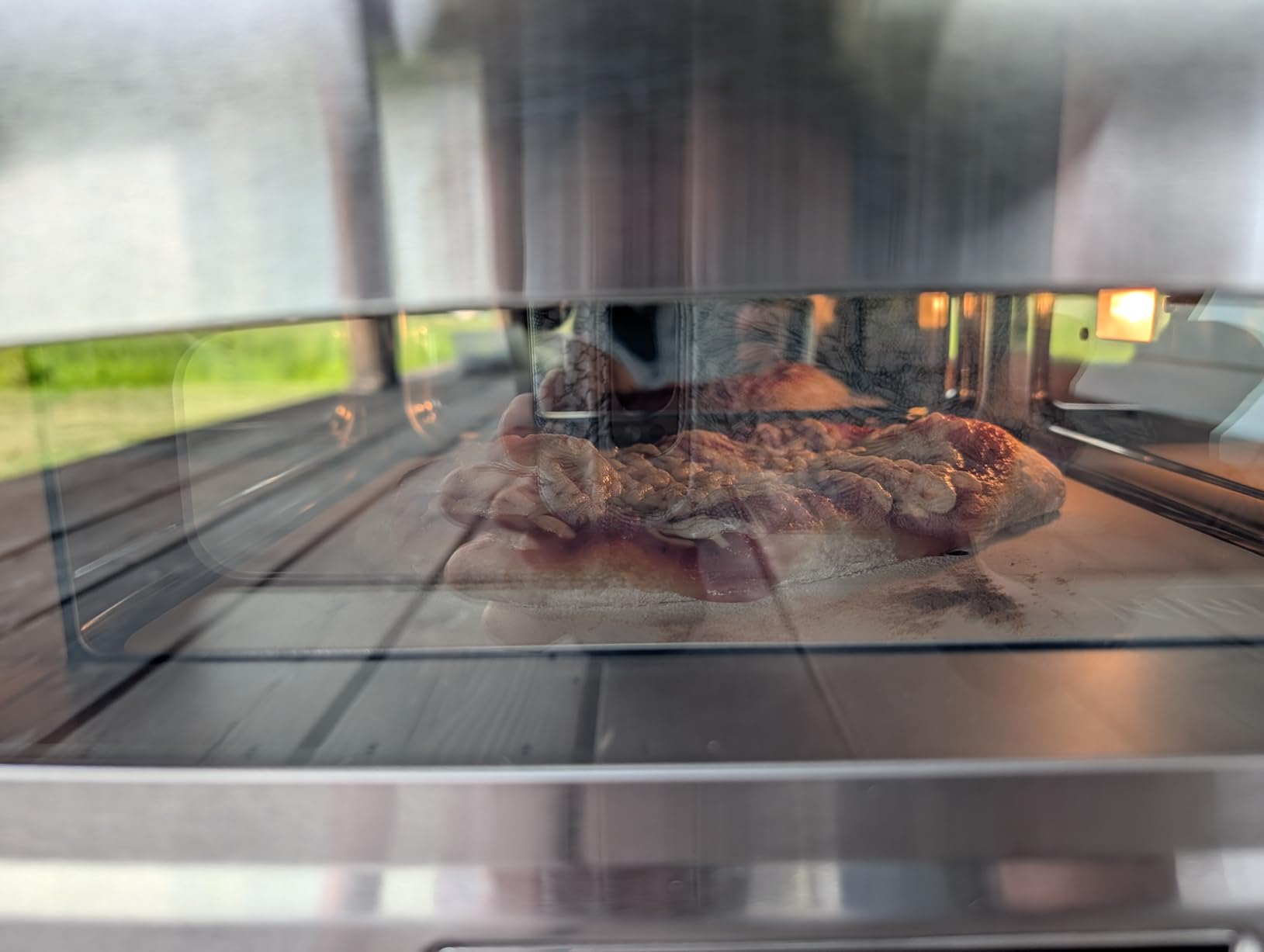 Ninja Artisan 5-in-1 Portable Electric Pizza Oven, Blue & Gold, MO201BL1 | 5 pizza styles, bakes & proofs at up to 700°F, fitting a 12