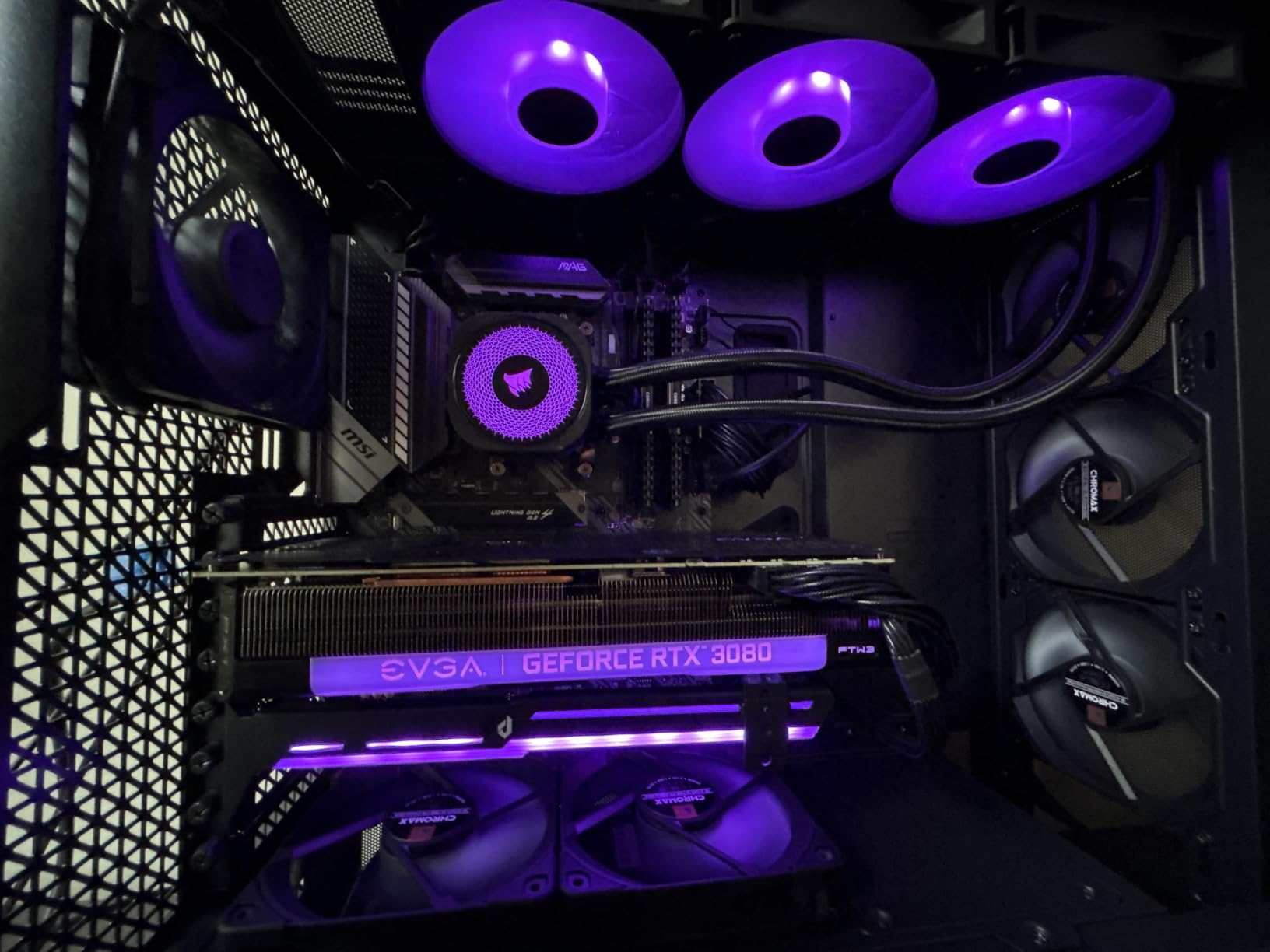 Noctua NF-A12x25 G2 PWM Sx2-PP chromax.Black, High-End Quiet Fans 2x120mm customer photo 1