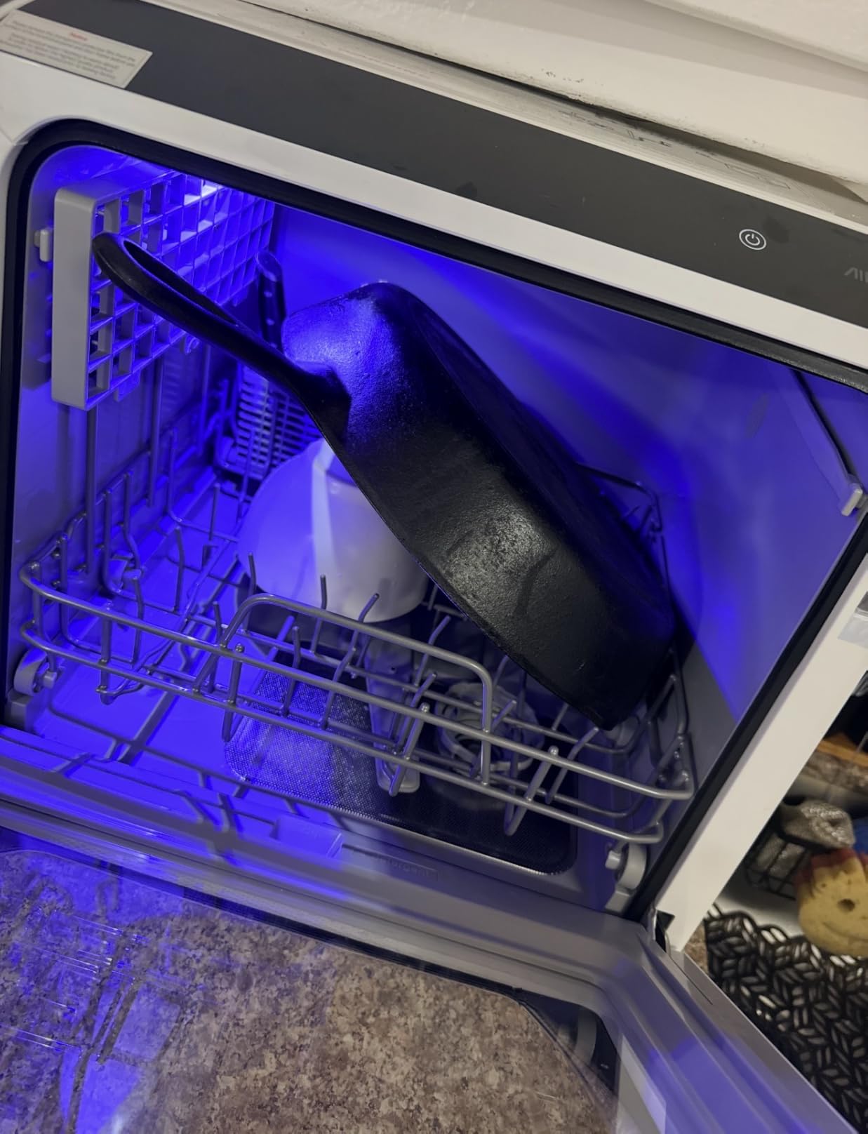 AIRMSEN Portable Countertop Dishwasher, No Hookup Needed | 6 Programs, 1-Hour Hot Air Drying & 72-Hour Air Circulation, Built-in Water Tank, for Home, Apartments & RVs customer photo 2