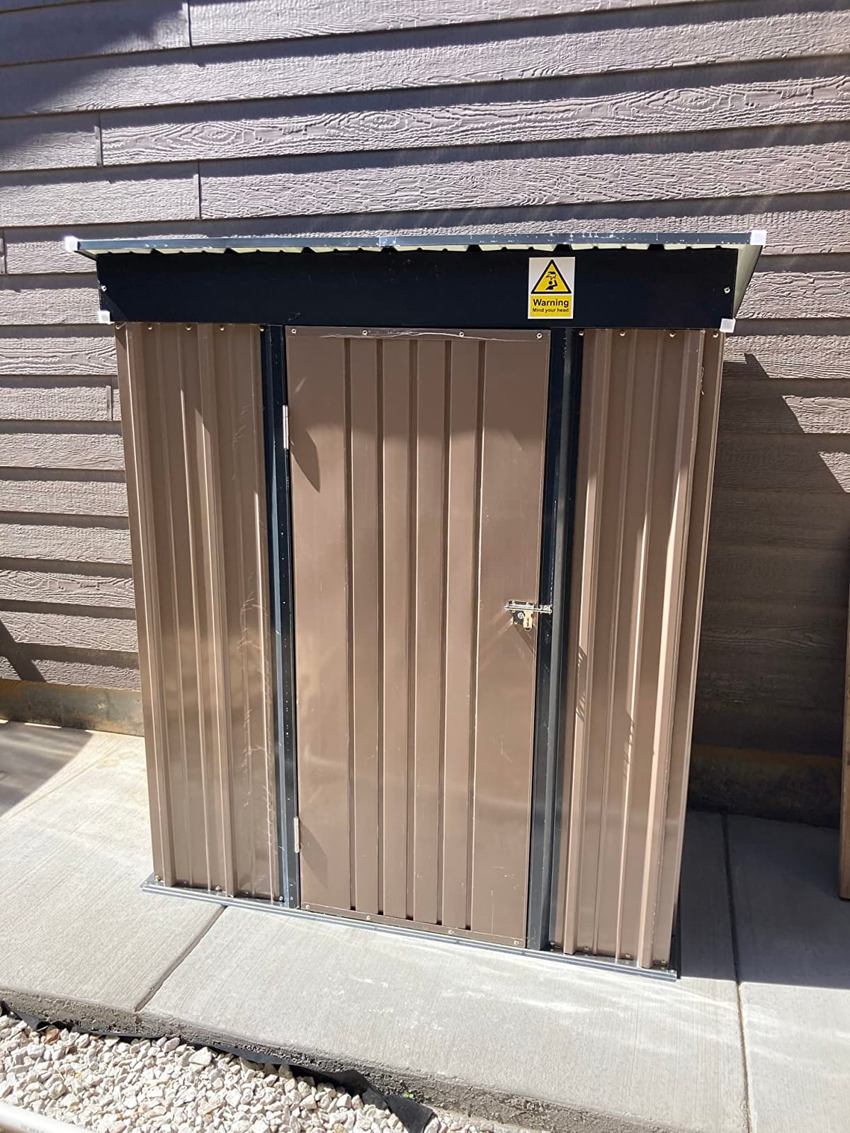 UDPATIO Outdoor Resin Storage Shed 6x4 FT, Plastic Shed for Garden, Grey | Weather UV Resistant, Heavy Floor, Lockable Design, Quick Assembly, Space-saving Vertical Build, Multi-Scene Backyard Use customer photo 2