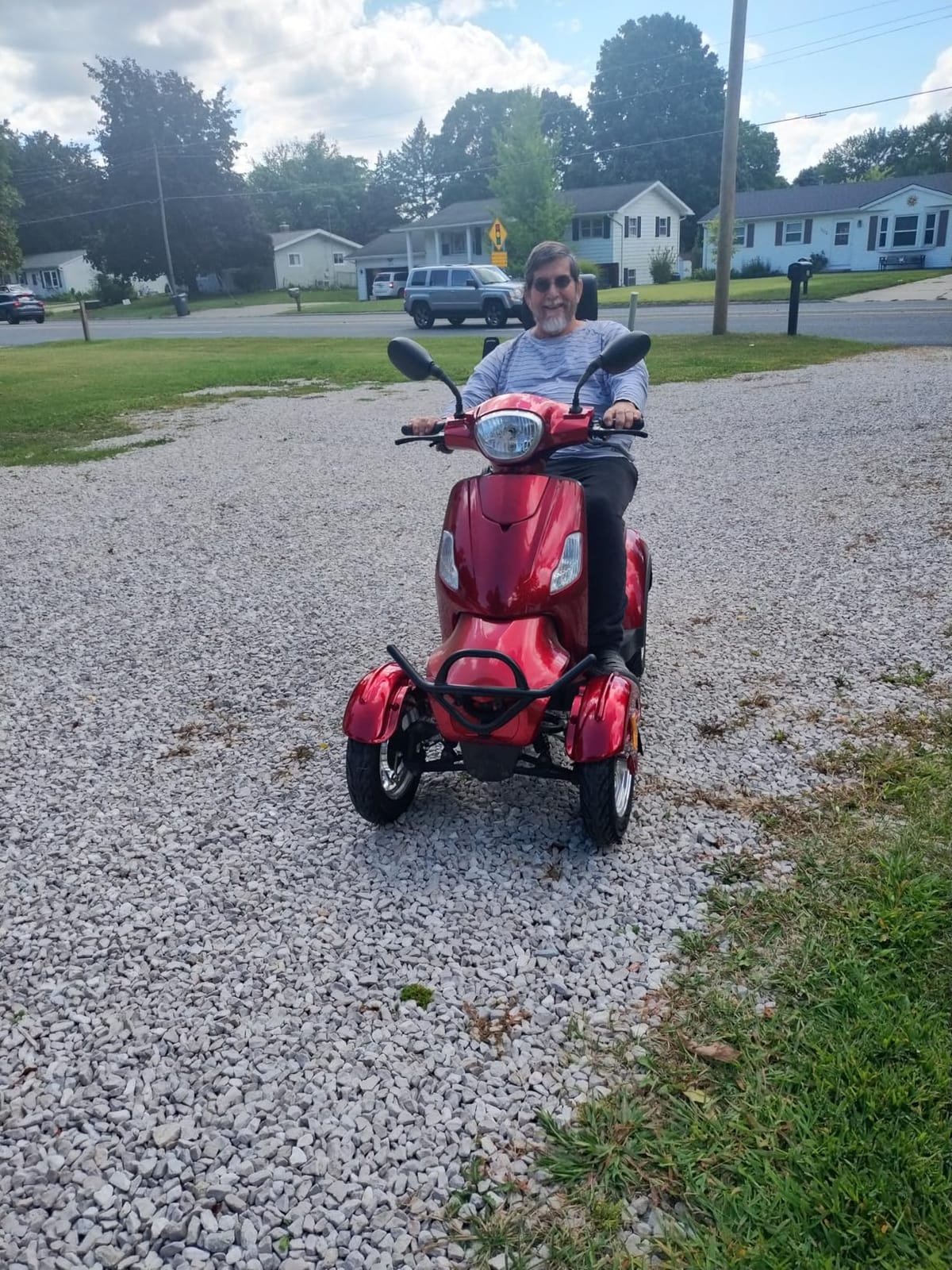 Mobility Scooters for Seniors & Adults 500lbs Capacity - 800W All Terrain Electric Powered Mobility Cart - Heavy Duty Mobility Scooter for Elderly w/Charger Remote Keys (Green) customer photo 2