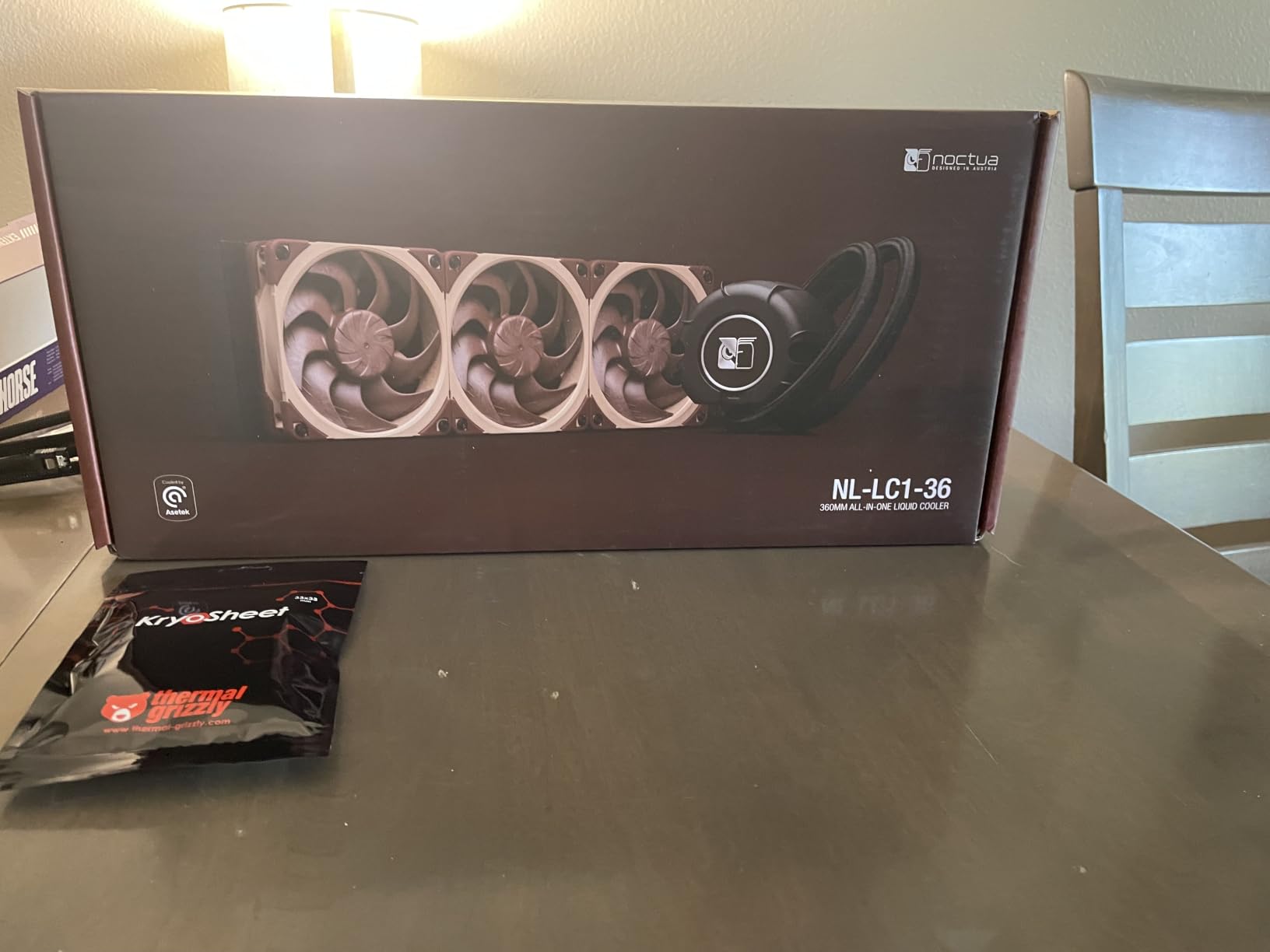 Noctua NL-LC1-36, High-Performance 360mm AIO CPU Cooler | Industry-Leading Quiet Cooling, 30mm Slim Radiator, Pump Noise Absorber, for Intel & AMD, 3x 120mm Fans, Rich Accessory Kit customer photo 2