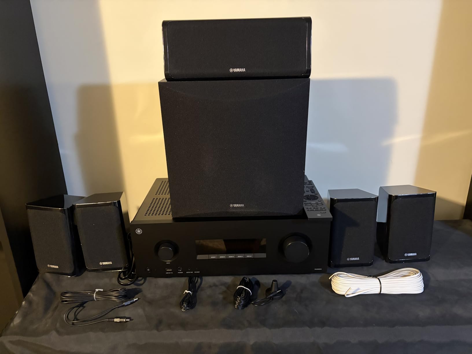 Yamaha YHT-4970U 5.1-Channel Home Theater System - Dolby Atmos 4K120 8K AV Receiver, 5 Speakers and Powered Subwoofer - HDMI eARC, Bluetooth Wireless Streaming customer photo 2