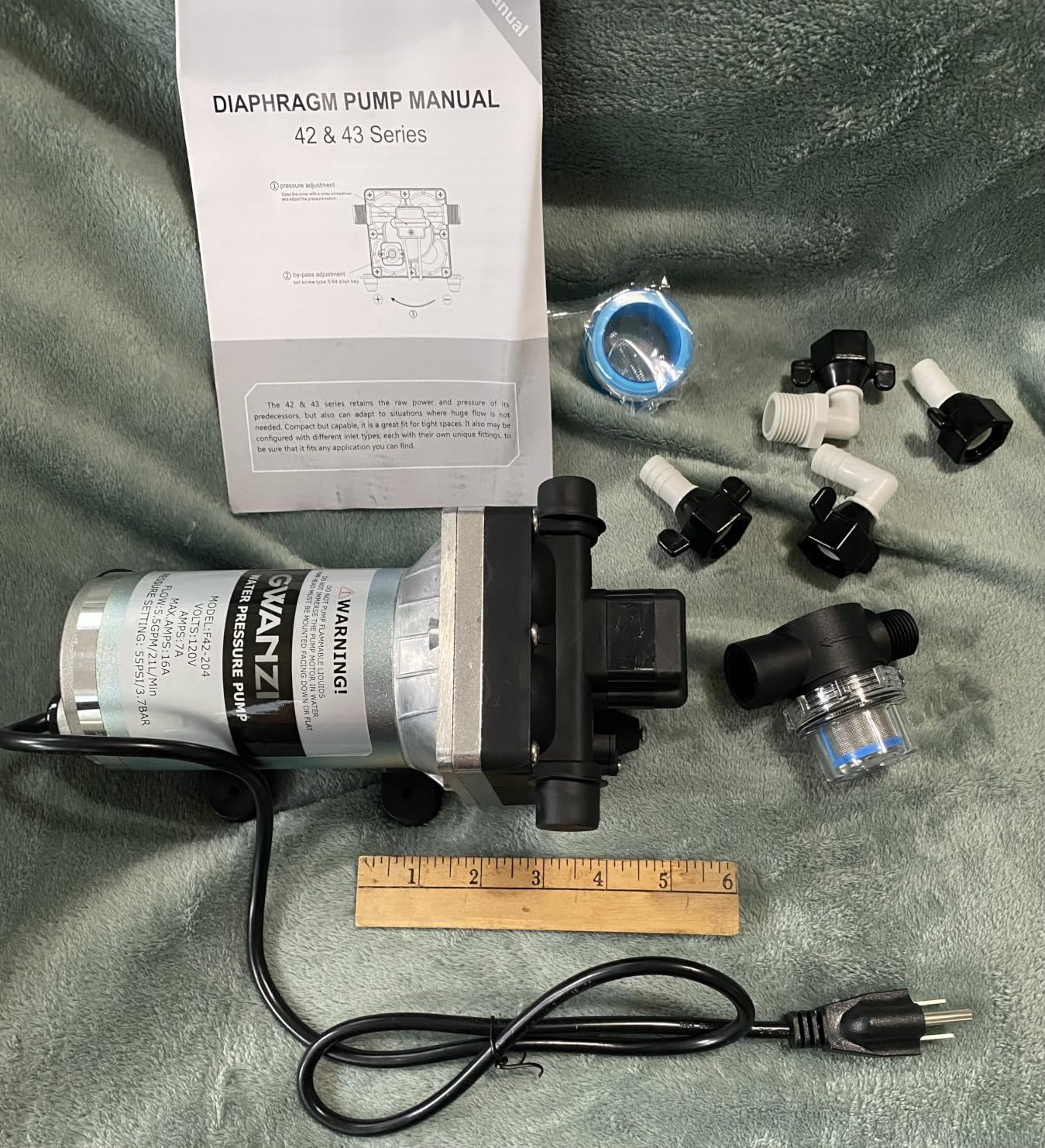 1HP Whole House Water Pressure Booster Pump 90PSI 115V Automatic Variable Speed Permanent Magnet Motor Constant Pressure Wireless App Control Compact Design for Home House Villa Apartment customer photo 1