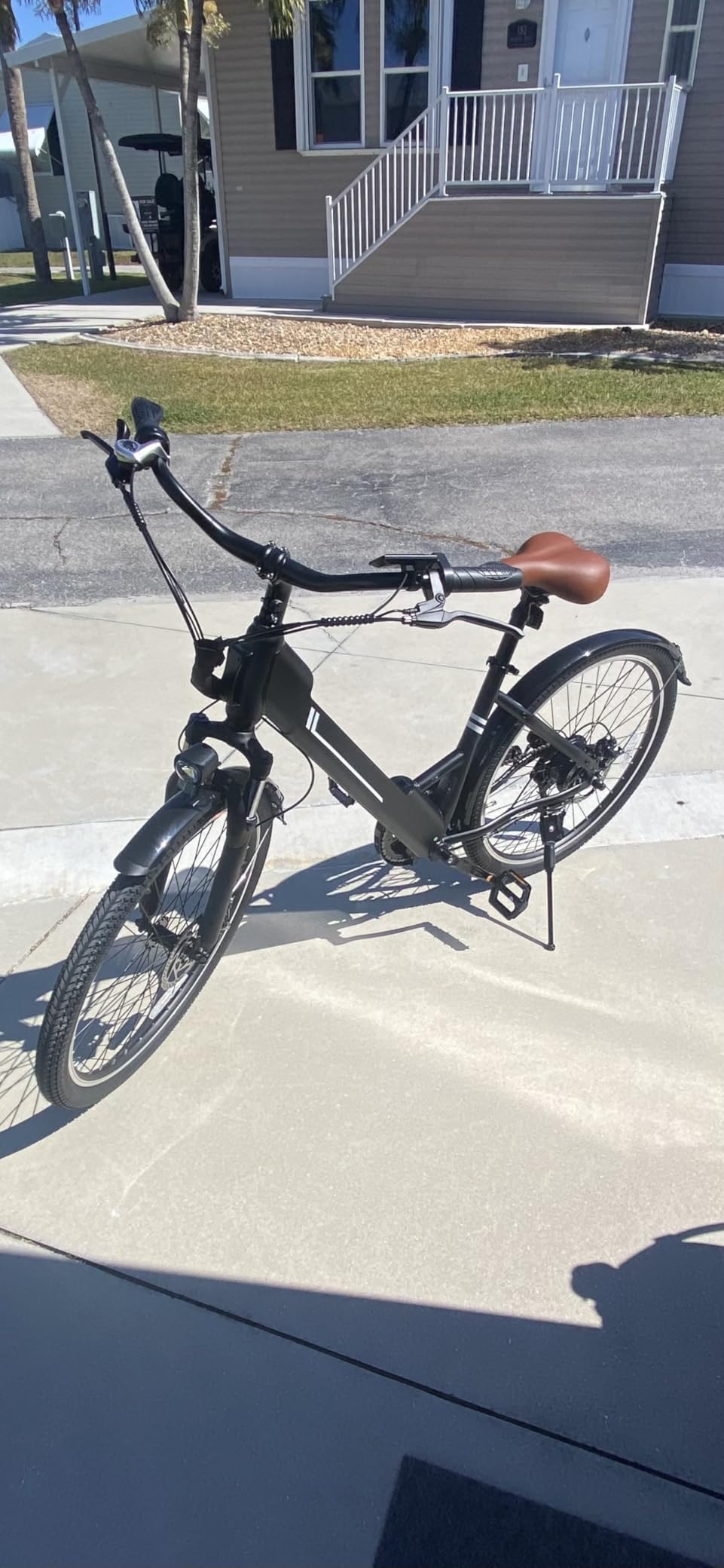 Jasion RetroVolt Max Electric Bike, Dual Battery, 150-Mile Range, Fat Tire | 52V 40Ah dual battery, 3000W peak, 38MPH, 150-mile range, dual shocks, 2-piston hydraulic brakes; for commutes, beach roads customer photo 2