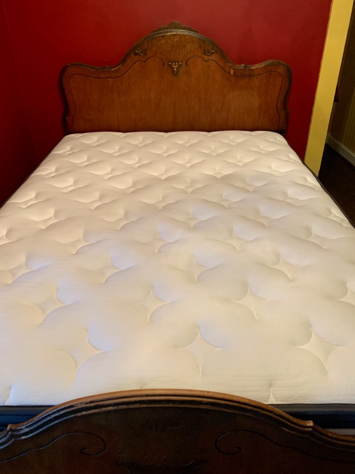 Queen Mattress 14 Inch, Firm Hybrid Mattress in a Box Deep Sleep | with Back and Lumbar Hip Support, Fiberglass Free, 365 Nights Trial, 10 Years Warranty customer photo 2