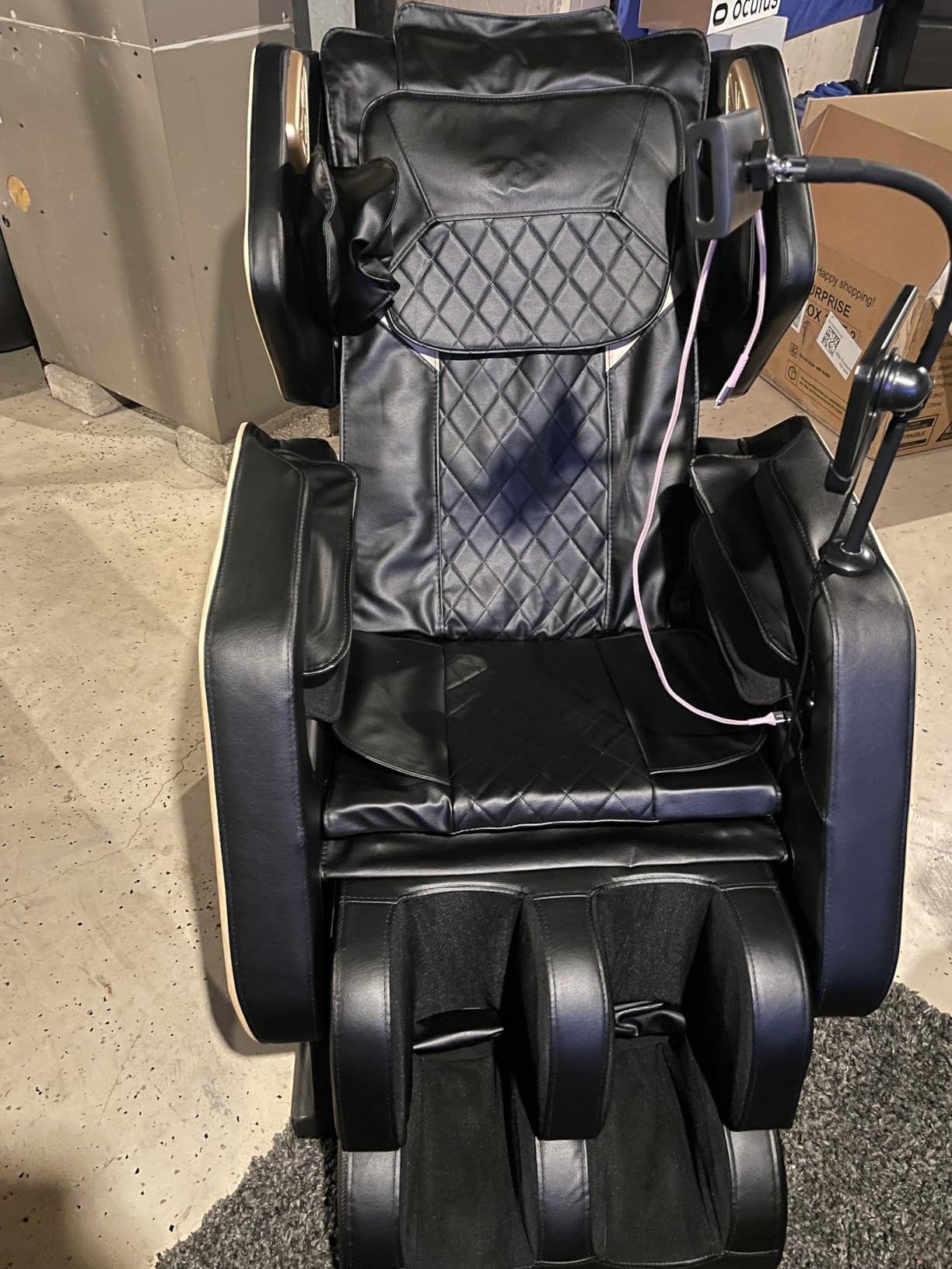 Massage Chair Full Body 14 Fixed Roller Zero Gravity 5 Auto Modes, 8 Airbags, Foot Massage, Heating, Phone Controller, Bluetooth Speaker, Nightlights for Home customer photo 1