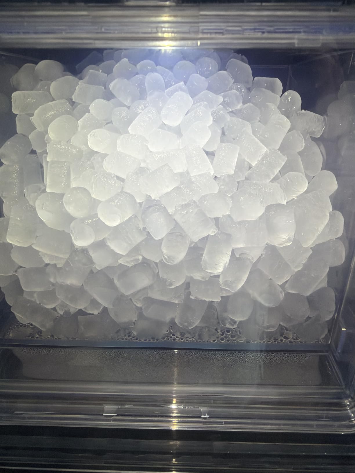 GE Profile Opal Mini Nugget Ice Maker, Portable Countertop Pellet Ice Machine, Soft Chewable Ice, 36 lbs Per Day, Top Fill Water Reservoir, 2 lb Bin, 6 Pack Descaler & Scoop Included, Stone Grey customer photo 2