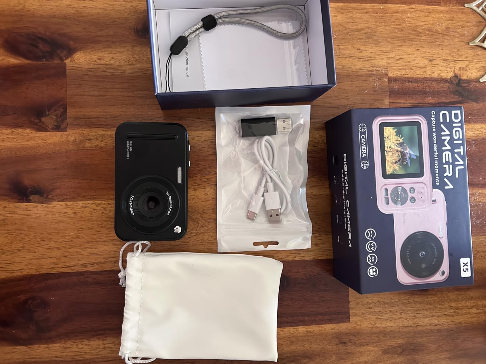 Digital Camera for Kids, 48MP FHD 1080P Point-and-Shoot Camera with 16X Zoom customer photo 2