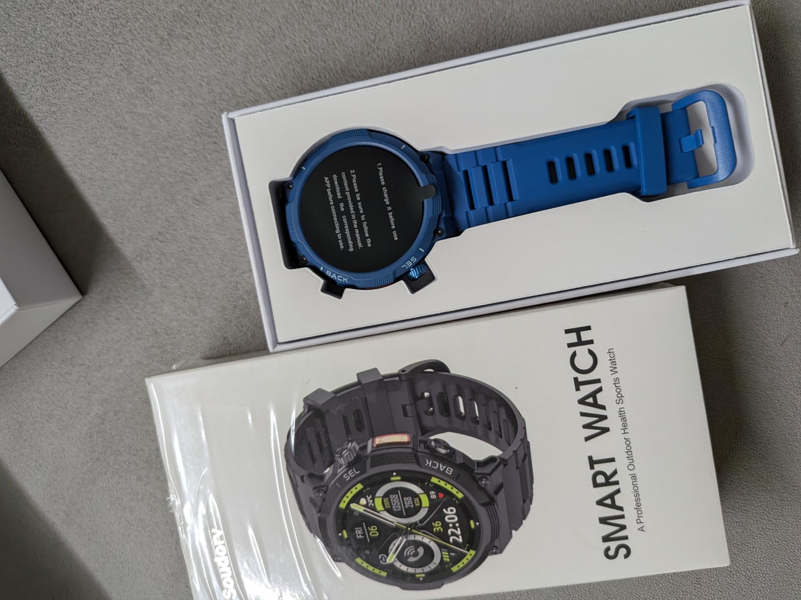 Soudorv Military Smart Watch for Men, 50+ Day Battery Life, Bluetooth Call | 1.53