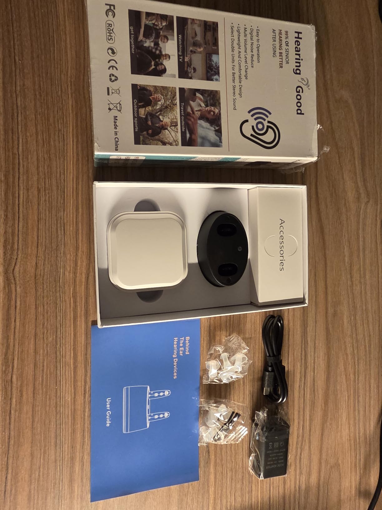 Hearing Aids for Seniors, Hearing Aid Rechargeable for Hearing Loss, Personal Hearing Amplifier with Volume Control and Portable Magnetic Charging Case, Noise Canceling Hearing Aids customer photo 2