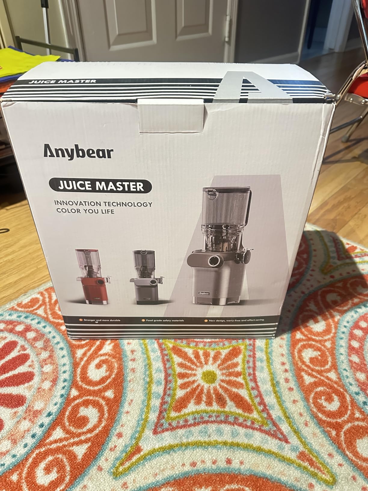 Anybear Cold Press Juicer 200W Slow Juicer 4.3