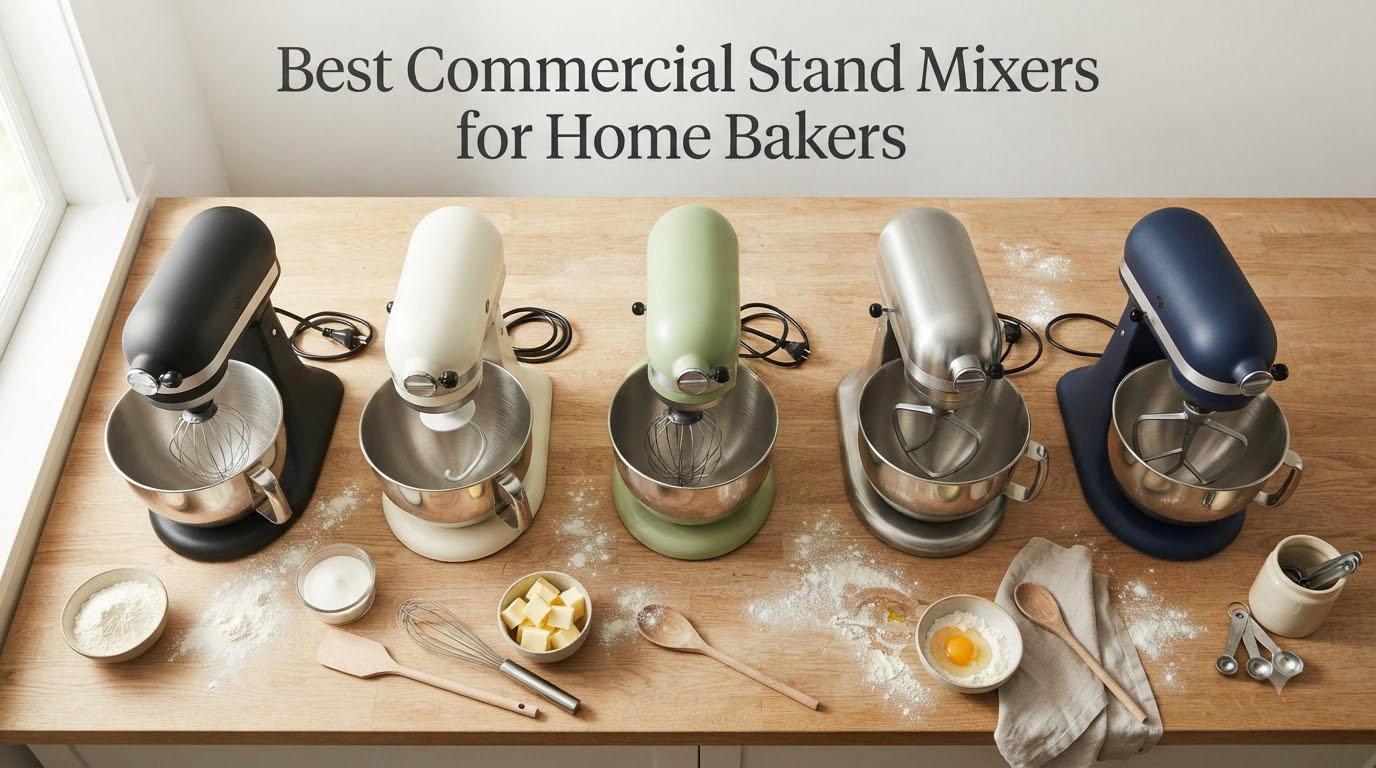 Best Commercial Stand Mixers for Home Bakers