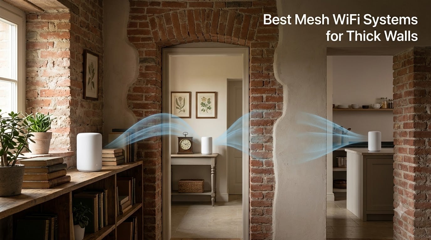 Best Mesh WiFi Systems for Thick Walls