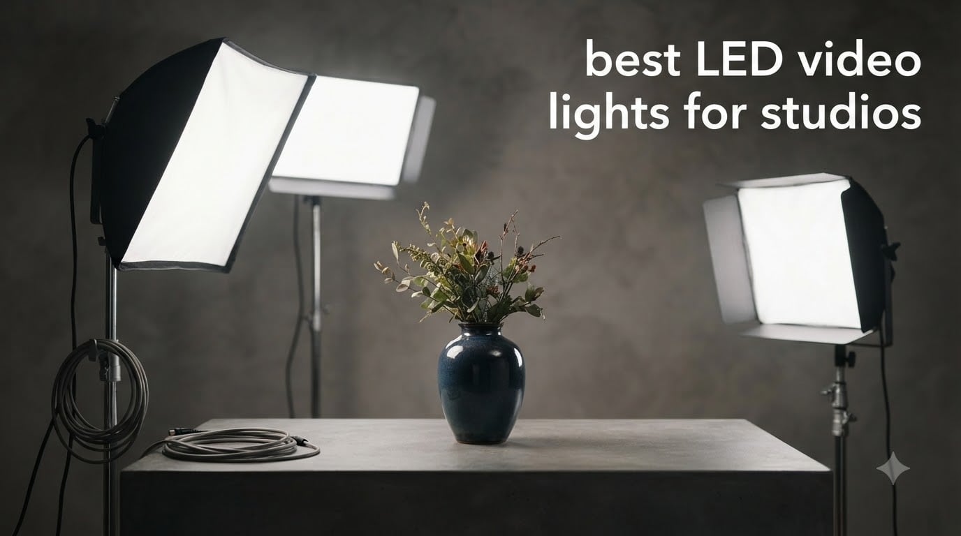 best LED video lights for studios