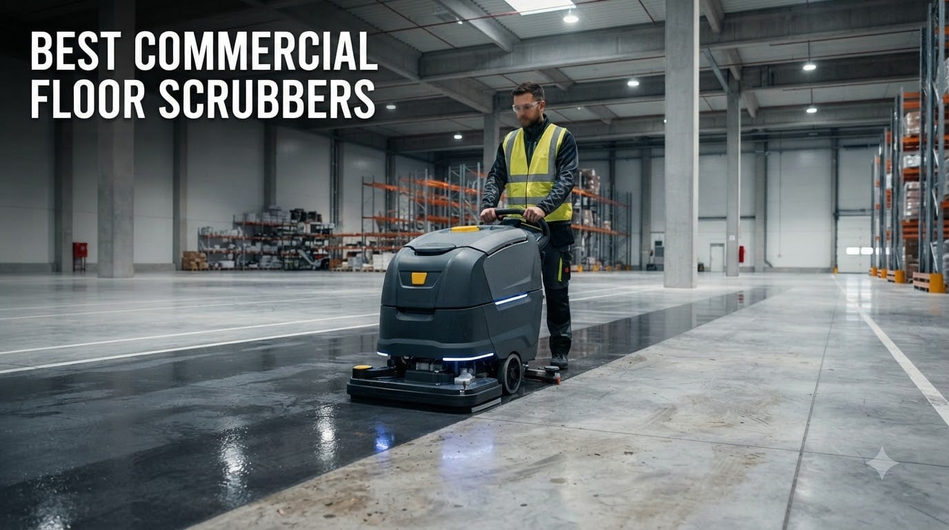 best commercial floor scrubbers