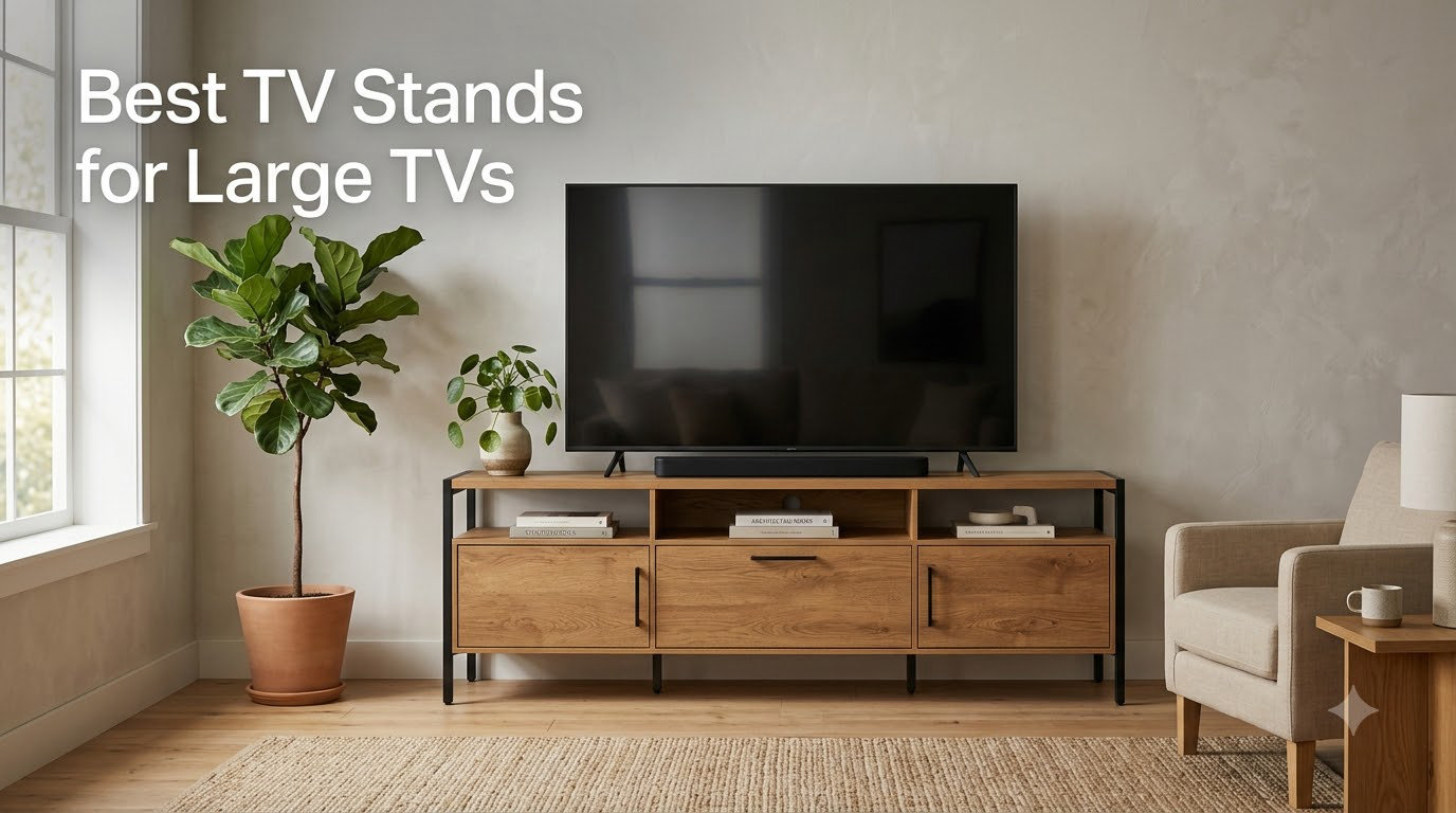 Best TV Stands for Large TVs