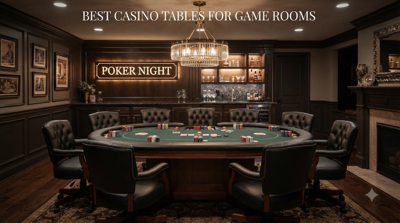 best casino tables for game rooms