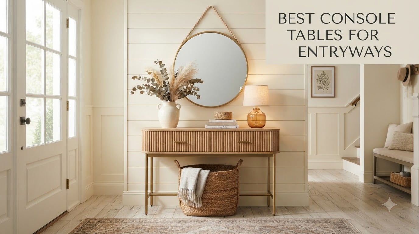 Best Console Tables for Entryways