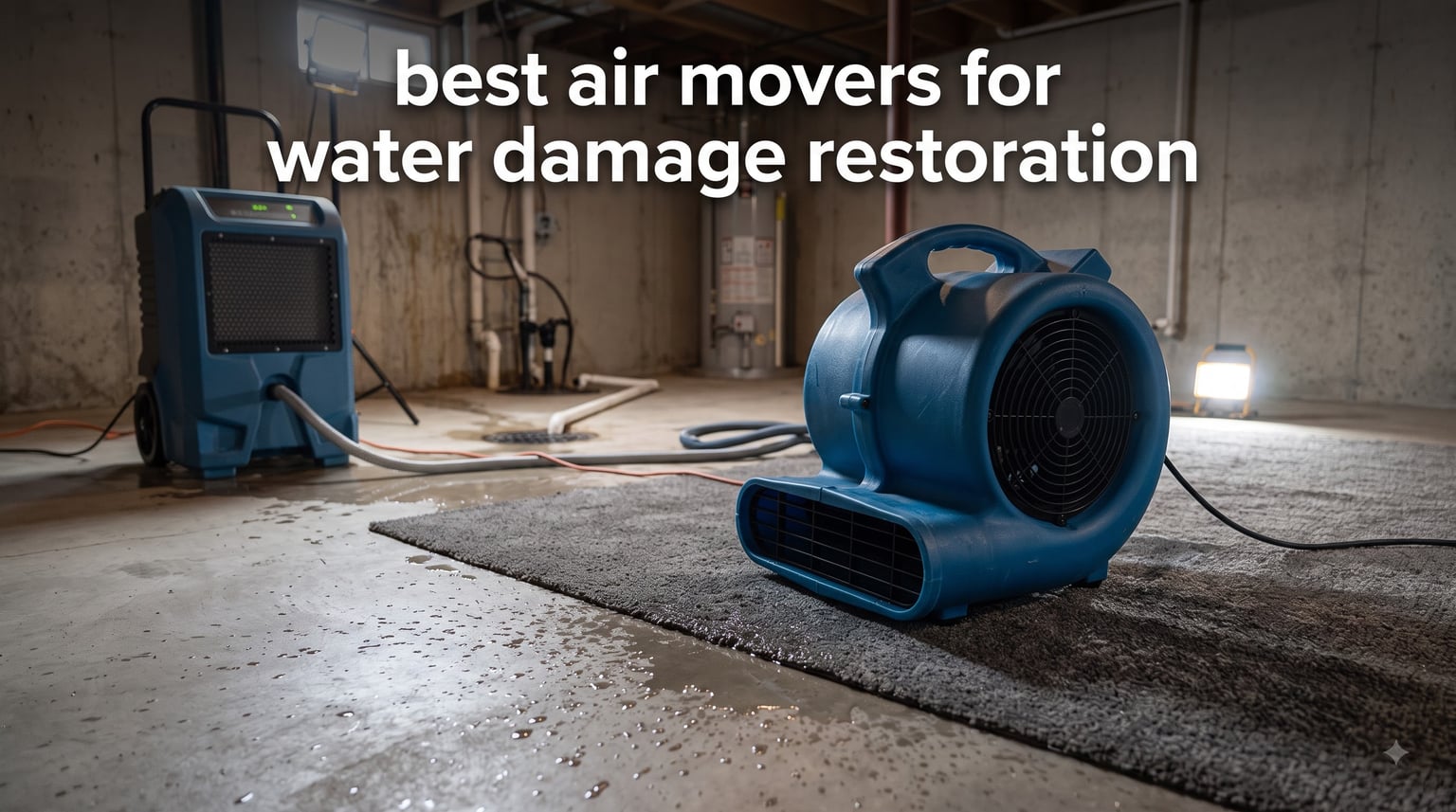 best air movers for water damage restoration