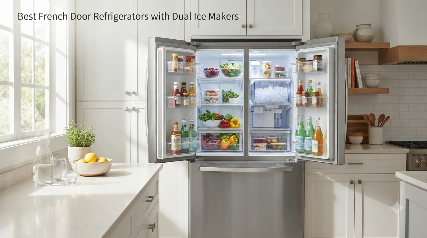 Best French Door Refrigerators with Dual Ice Makers