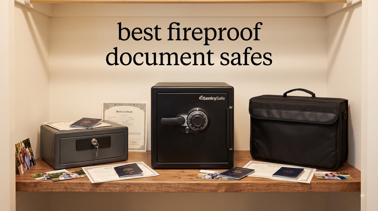best fireproof document safes