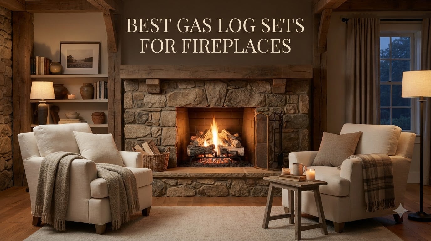 best gas log sets for fireplaces