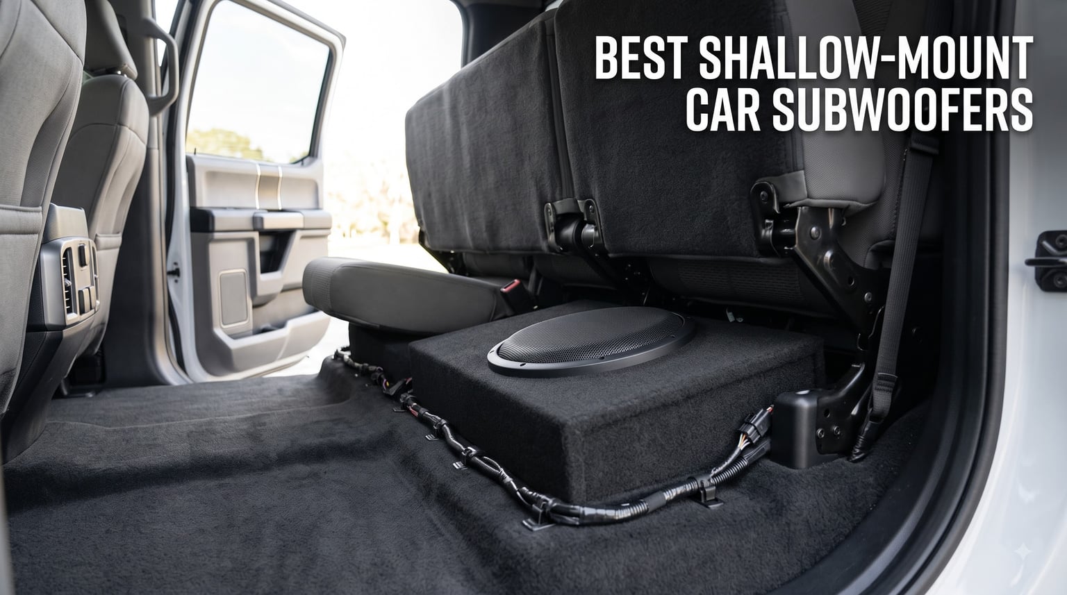 Best Shallow-Mount Car Subwoofers