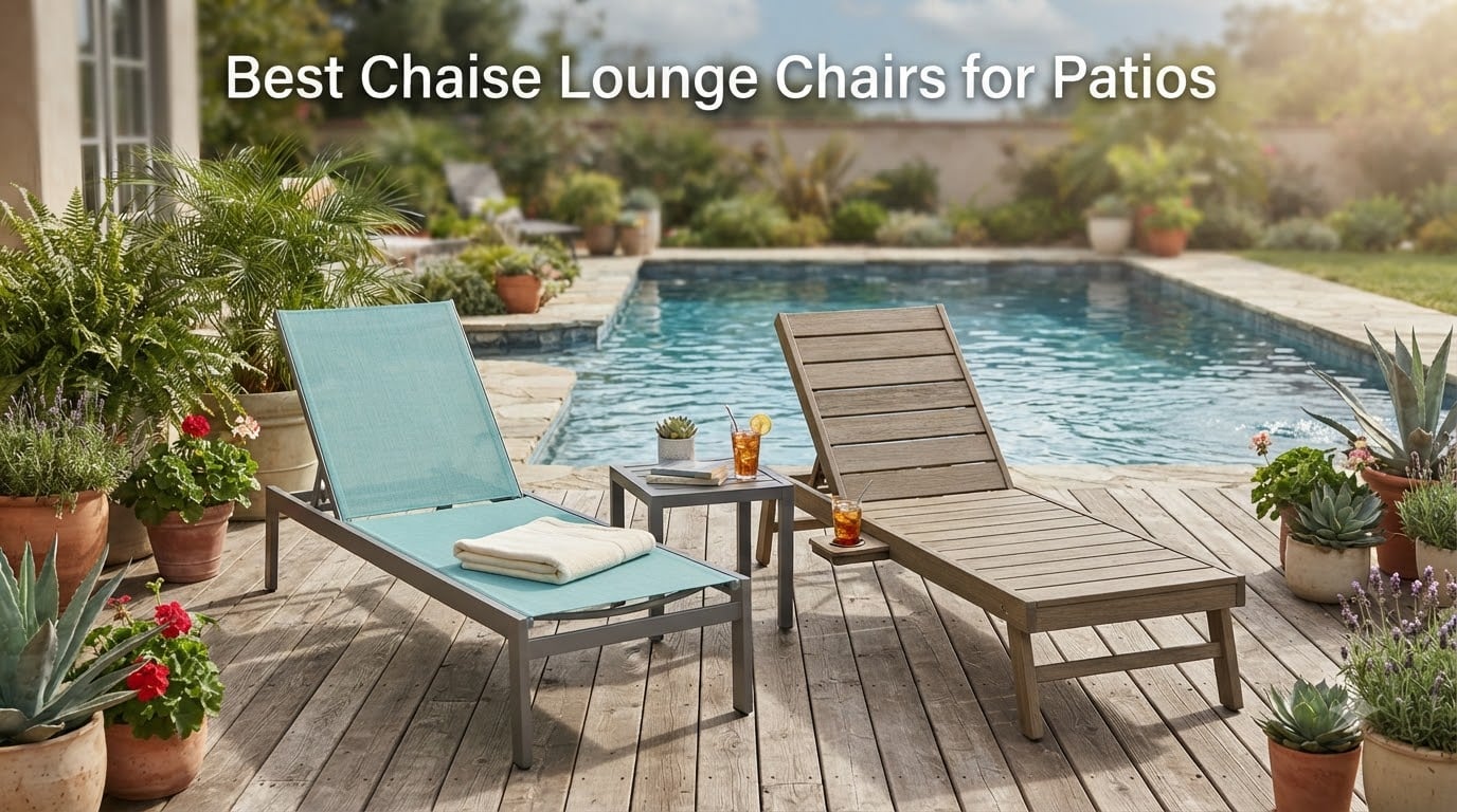 Best Chaise Lounge Chairs for Patios