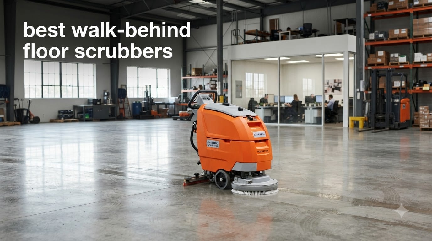 best walk-behind floor scrubbers