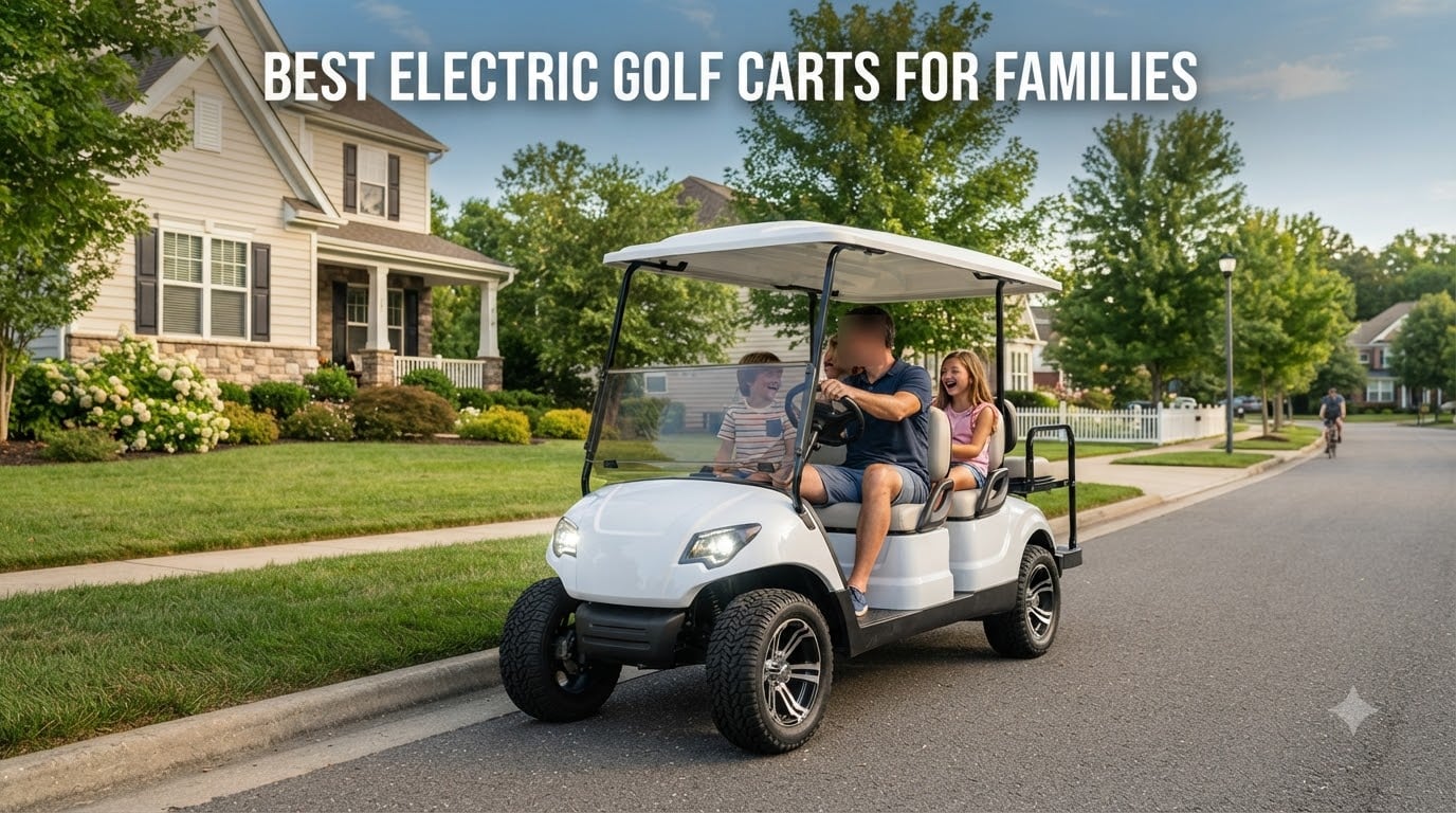 best electric golf carts for families
