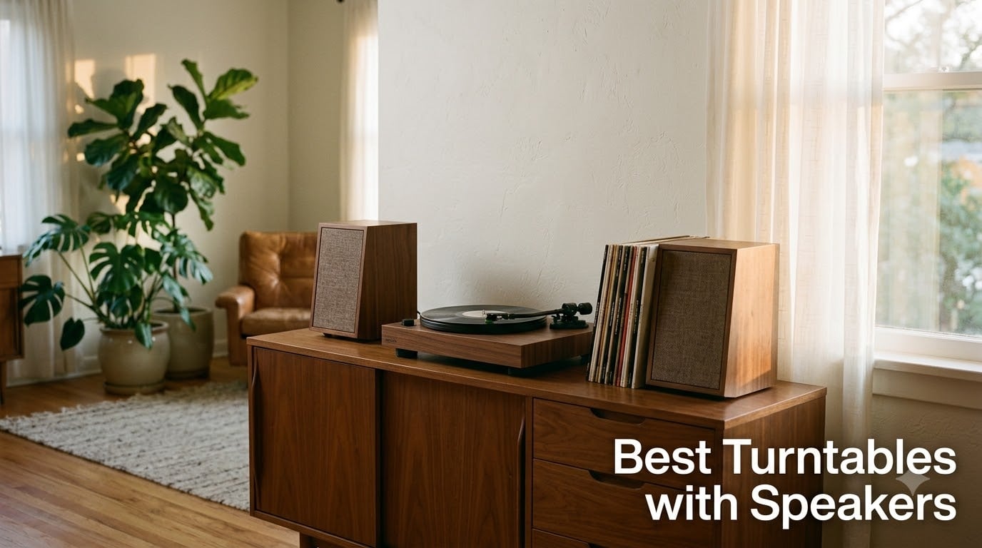 Best Turntables with Speakers