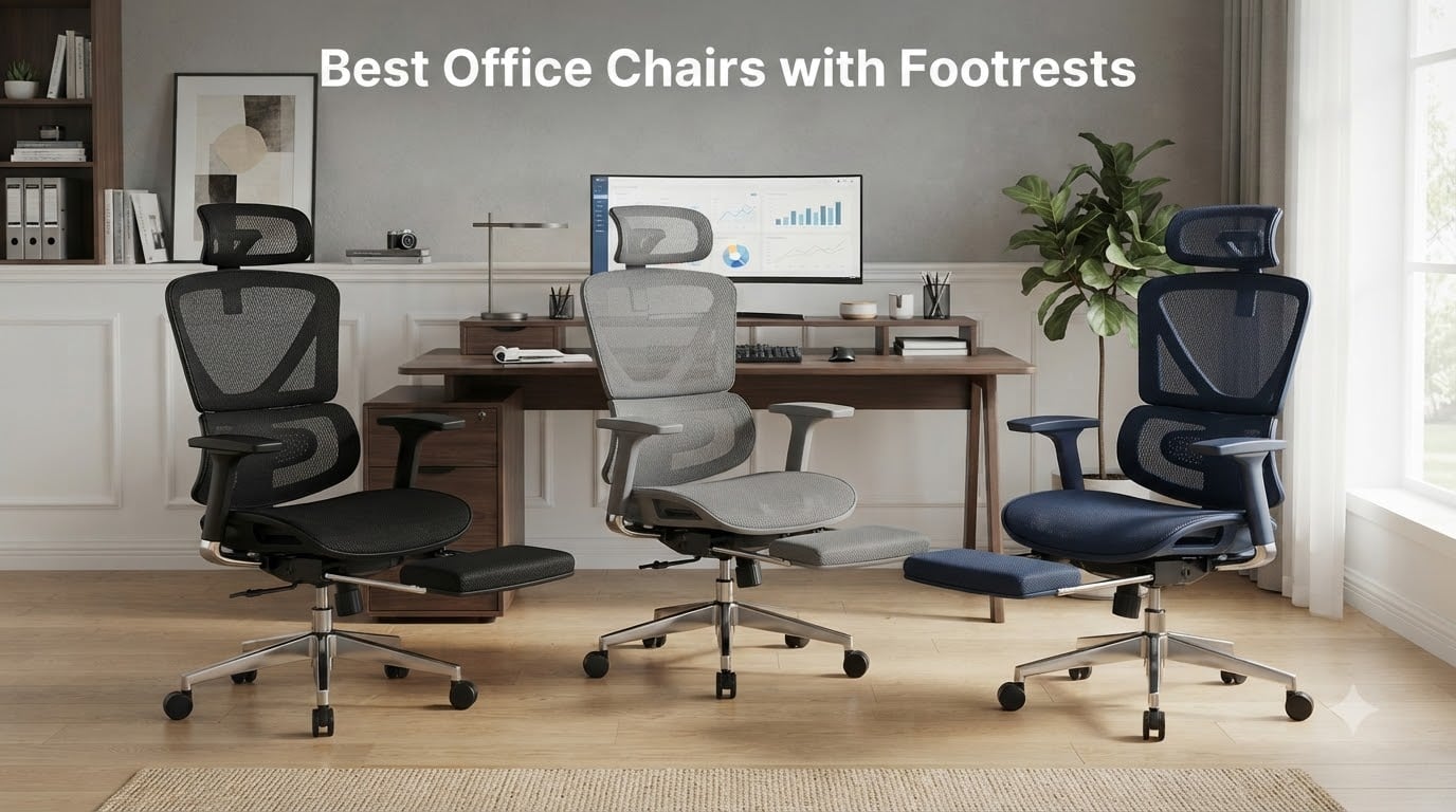 Best Office Chairs with Footrests