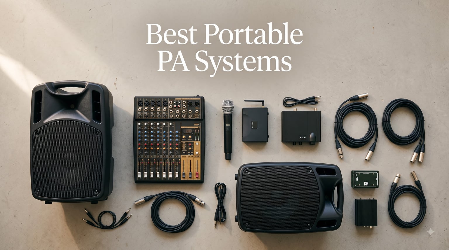 Best Portable PA Systems