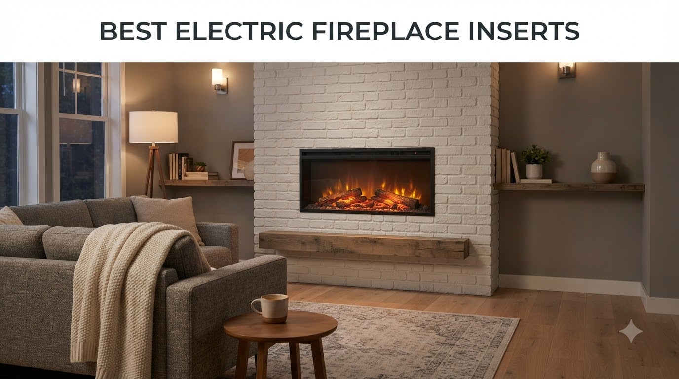best electric fireplace inserts