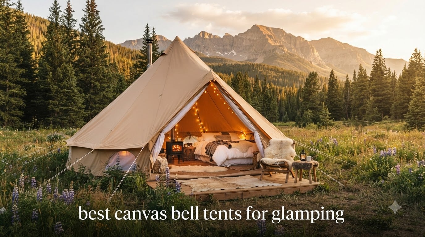 best canvas bell tents for glamping