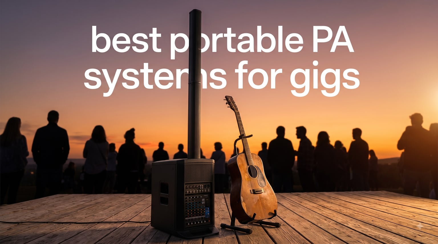 best portable PA systems for gigs