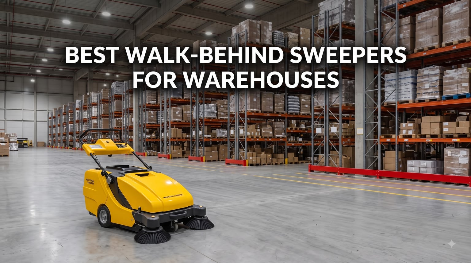 best walk-behind sweepers for warehouses