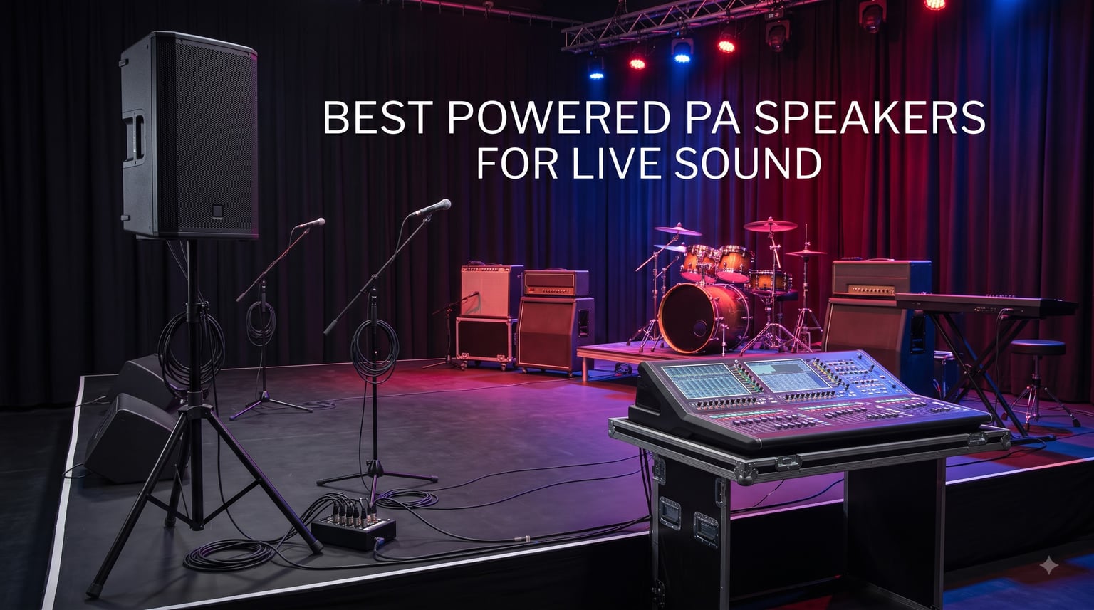 best powered PA speakers for live sound