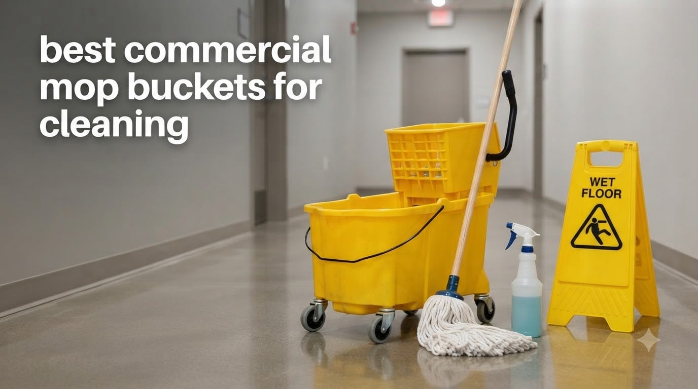 best commercial mop buckets for cleaning